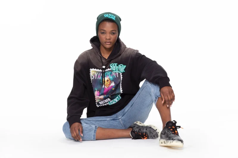 Hoodie - schwarz – Bild 4