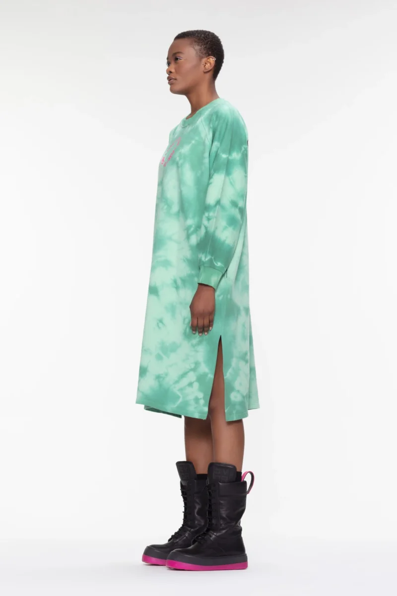 Sweatkleid - grün – Bild 3
