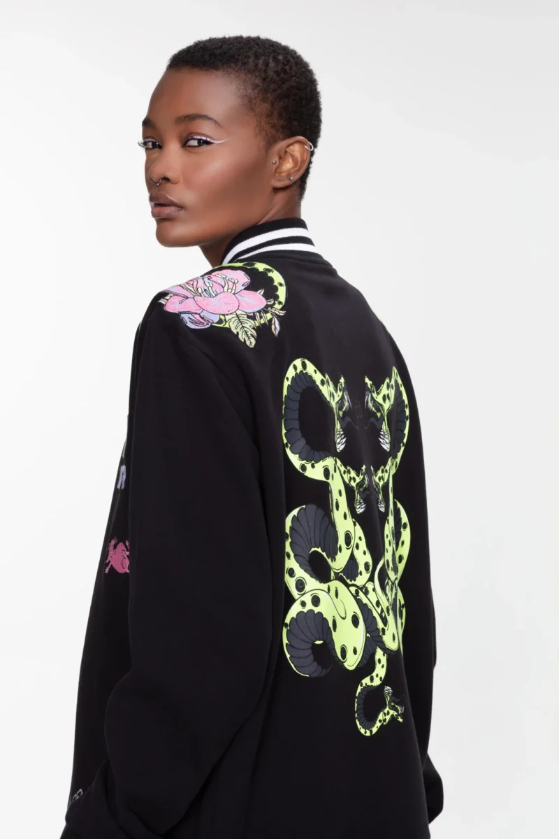 Collegejacket - schwarz – Bild 5