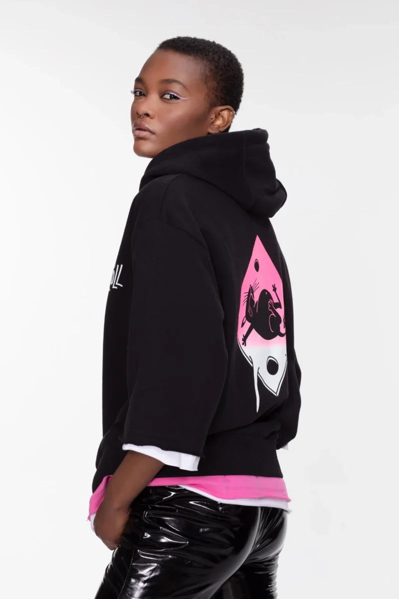 Layered Hoodie - ¾ Arm – Bild 4