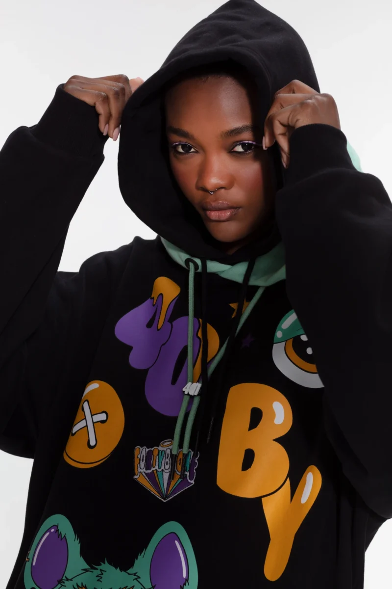 Sweatshirt - schwarz – Bild 5