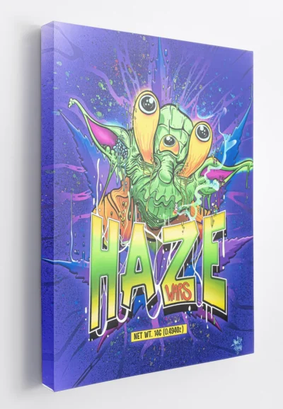 Wandbild Haze Wars