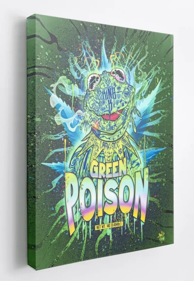 Wandbild Green Poison