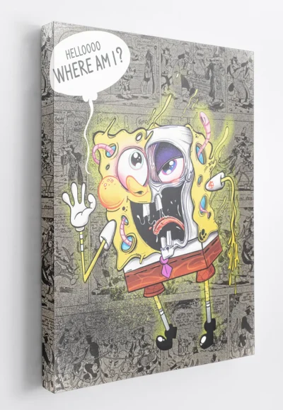Wandbild Spongenator